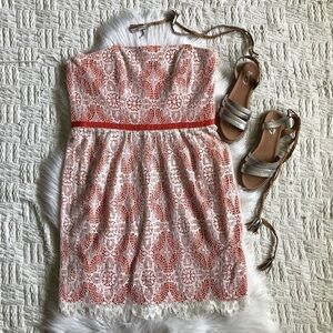 Shoshanna | Dresses | Shoshanna Lace Sierra Dress Size 2 Blue Navy Floral V  Neck Mini | Poshmark